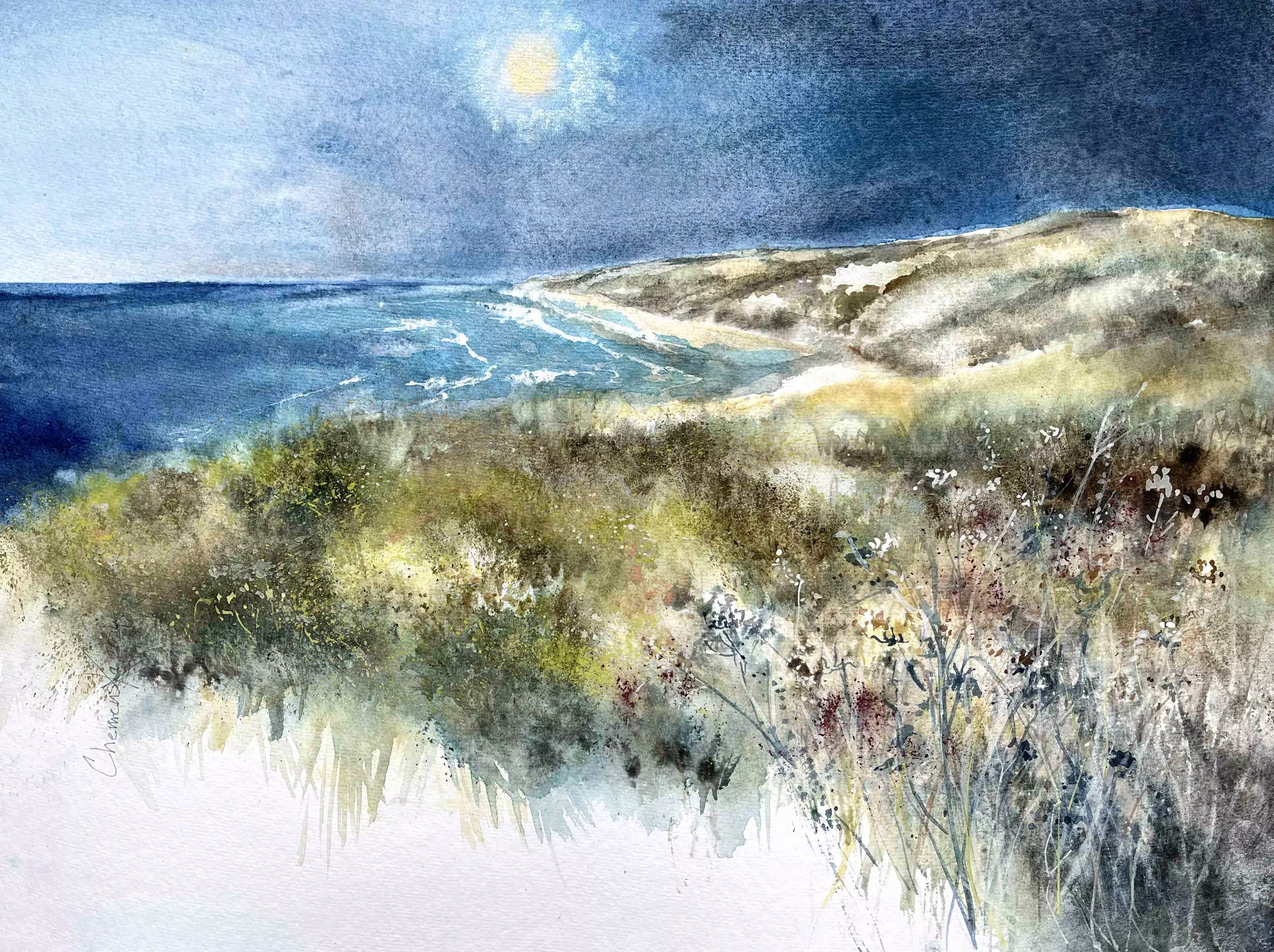 Chasser l'hiver sur la lande
